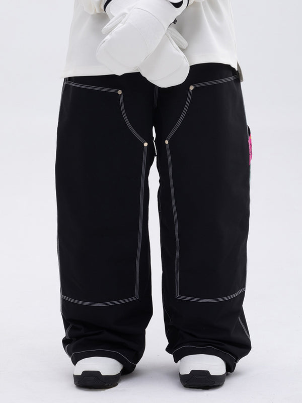 Women's Urban Street Style Freerider Baggy Snow Pants