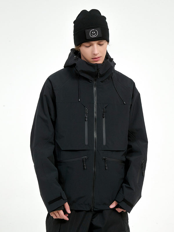 Men's Durable Steeze HypeShred Baggy Utility Cargo Snow Jacket