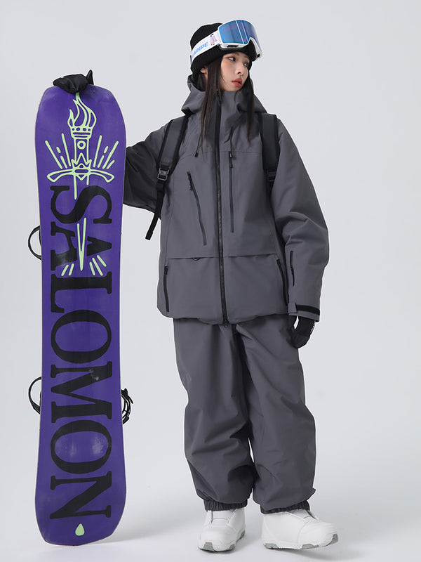 Women's Searipe Unisex Urban Ridge Mountain Freeride Baggy Snow Suit