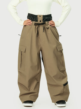 Women's Techline Workwear-Inspired Utility Cargo Snow Pants – Baggy Freestyle Fit