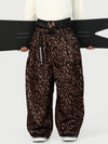 Men's Urban Vibe Workwear-Inspired Rivet-Trim Wide Fit OG Baggy Snow Pants