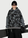 Women's Park Rider Freestyle Snow Hoodie – 2-in-1 Layered Style with Contrast Sleeves