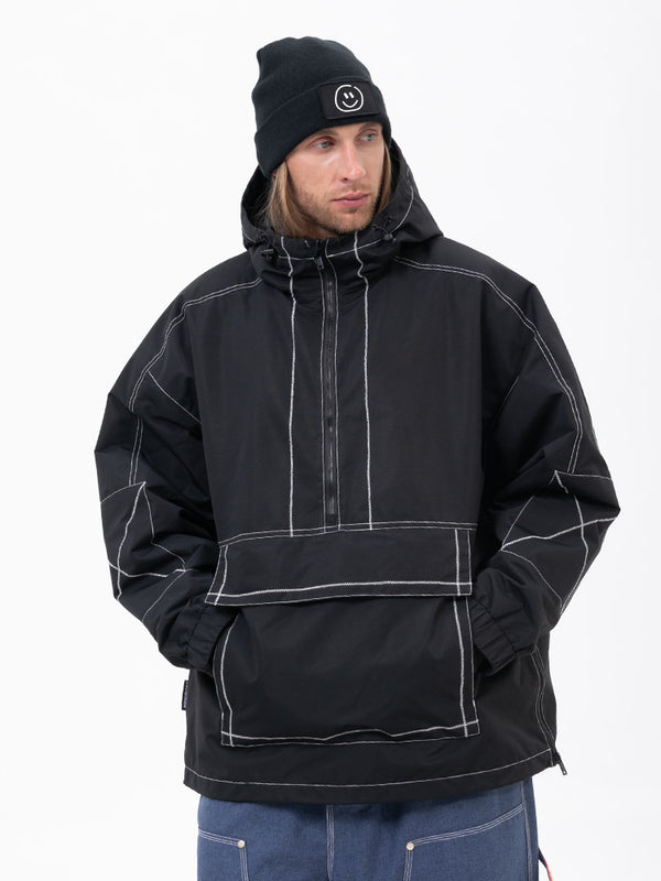 Men's All Season Mountain Vibe Streetstorm Pullover Camo Snowboard Jacket