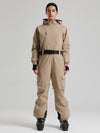 Women's Gsou Snow Alpine Luxe Slim Fit Full Body Onesie Ski Jumpsuit