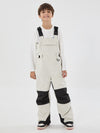 Boys Mountain Trek Light Reflective Knee Guard Waterproof Insulated Snow Bib Pants