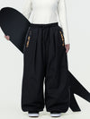 Women's Hyper Flux Side Zip Graffiti Panel Extra Baggy Freestyle Snow Pants