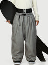 Men's Urban Vibe Workwear-Inspired Rivet-Trim Wide Fit OG Baggy Snow Pants