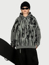 Women's Park Rider Freestyle Snow Hoodie – 2-in-1 Layered Style with Contrast Sleeves