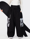 Women's Hyper Flux Urban Graffiti Freestyle Baggy Cargo Snowboard Pants - Park Rider