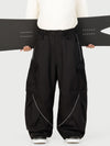 Men's Camden Punk Reflective Street Utility Cargo Snow Pants – Baggy Freestyle Fit