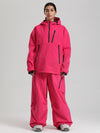 Women's Gsou Snow Durable Mountain Vibe Pullover Anorak Baggy Snow Suits