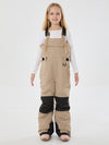 Girls Mountain Trek Light Reflective Knee Guard Waterproof Insulated Snow Bib Pants