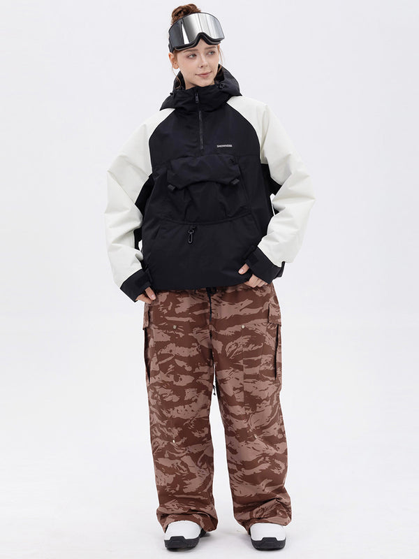 Women's Freestyle Camo Snow Suit – Bomber Jacket Baggy Pants Set