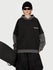 Women's Park Rider Freestyle Snow Hoodie – 2-in-1 Layered Style with Contrast Sleeves