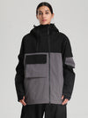 Women's Gsou Snow Terrain Flow FlexZip Hybrid Cargo Snowboard Jacket