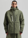 Men's Gsou Snow Durable Mountain Pro Winter Function Cargo Snow Jacket