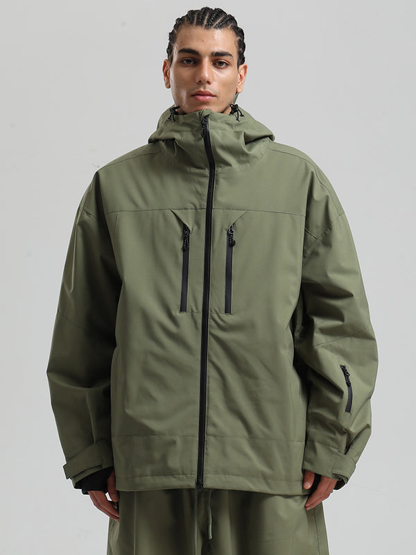 Men's Gsou Snow Durable Mountain Pro Insulated Wind Armor Snow Jacket