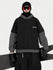 Men's Park Rider Freestyle Snow Hoodie – 2-in-1 Layered Style with Contrast Sleeves