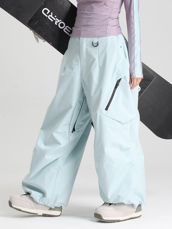 Women's Gsou Snow Durable Urban Vibe All Function Baggy Snow Pants