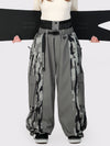 Women's Wild Motion Reflective Colorblock Extra Baggy Snow Pants