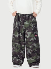 Men's Techline Durable Stretch Utility Cargo Snow Pants – Baggy Freestyle Fit