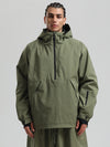 Men's Gsou Snow Durable Urban Vibe Pullover Anorak Snowboard Jacket