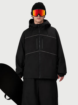 Men's Nightline Park Rider Freestyle Snow Jacket with Reflective Panels