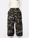 Women's Nightline Park Rider Reflective Trim Cargo Pockets Baggy Snow Pants