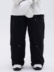 Women's Double Knee Mountain Freestyle Baggy Snow Pants