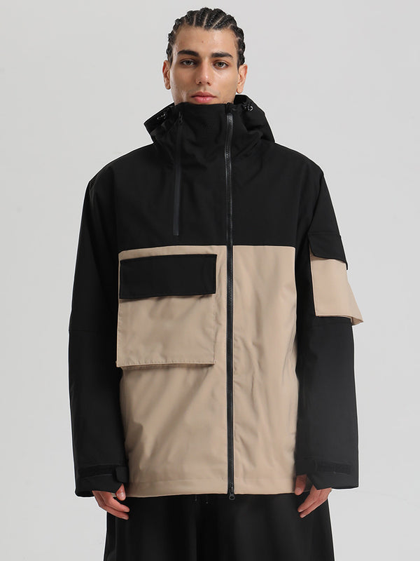 Men's Gsou Snow Terrain Flow FlexZip Hybrid Cargo Snowboard Jacket