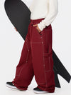 Men's UrbanCraft Utility Freeride Baggy Snowboard Pants with Reinforced Panels