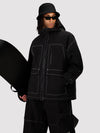 Men's UrbanCraft Street Utility Freestyle Snow Jacket – Reflective Hood & Workwear Design