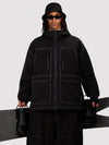 Men's UrbanCraft Street Utility Freestyle Snow Jacket – Reflective Hood & Workwear Design