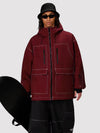Men's UrbanCraft Street Utility Freestyle Snow Jacket – Reflective Hood & Workwear Design