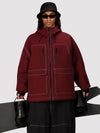 Men's UrbanCraft Street Utility Freestyle Snow Jacket – Reflective Hood & Workwear Design