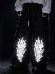 Women's Hyper Beast Reflective Freestyle Baggy Snow Pants