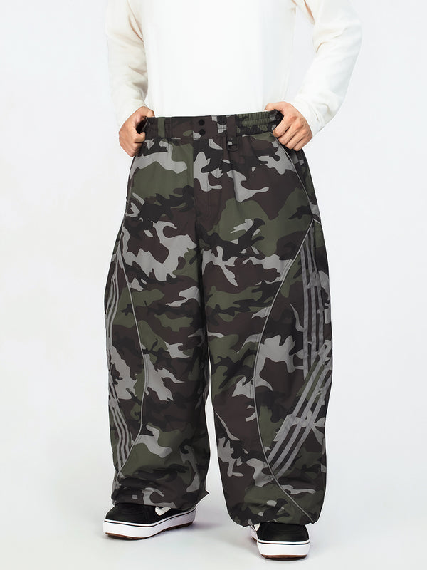 Men's Nightline Park Rider Reflective Curve Baggy Snow Pants