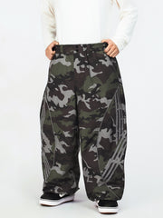 Men's Nightline Park Rider Reflective Curve Baggy Snow Pants