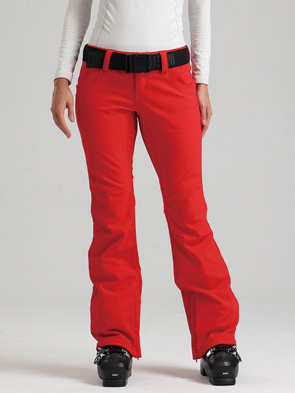 Women's Gsou Snow Alpine Chic Flare Stretch Ski Pants