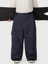Men's Wild Soul Crew Utility Cargo Snow Pants – Heavy Stitch Baggy Fit