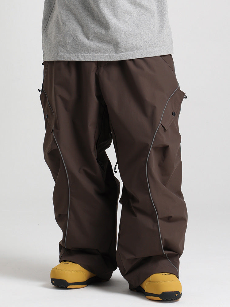 Protector 2073 Pantalon de ski cargo ample Gsou Snow lumineux réfléchissant pour homme ...