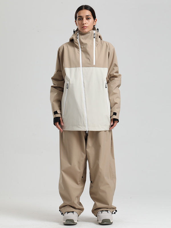 Women's Gsou Snow HyperDrive All-Season Color Block Mountain Cargo Snow Suits