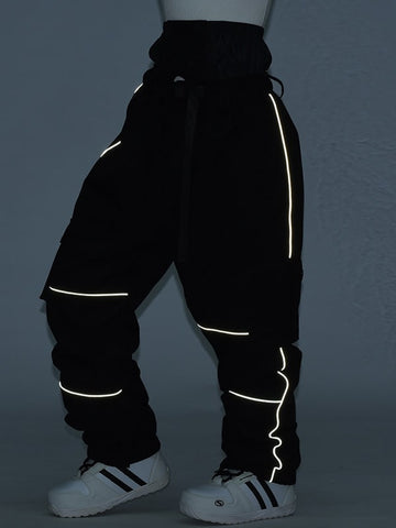 RIVIYELE Urban Fashion Snowboard Jacket, Snow Hoodie, Snow Pants Bibs