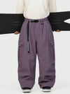 Men's Wild Motion Reflective Cargo Pockets Extra Baggy Snow Pants