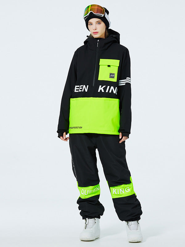 Women's Mountain Peak SnowGuard Half-zip Anorak Snowsuits | Snowverb