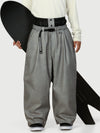 Men's Urban Vibe Workwear-Inspired Rivet-Trim Wide Fit OG Baggy Snow Pants