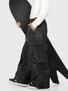 Men's Wild Motion Reflective Cargo Pockets Extra Baggy Snow Pants