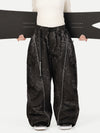 Women's Wild Motion Reflective Cargo Pockets Extra Baggy Snow Pants