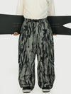 Men's Wild Motion Reflective Cargo Pockets Extra Baggy Snow Pants