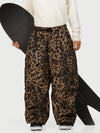 Men's Wild Motion Reflective Cargo Pockets Extra Baggy Snow Pants